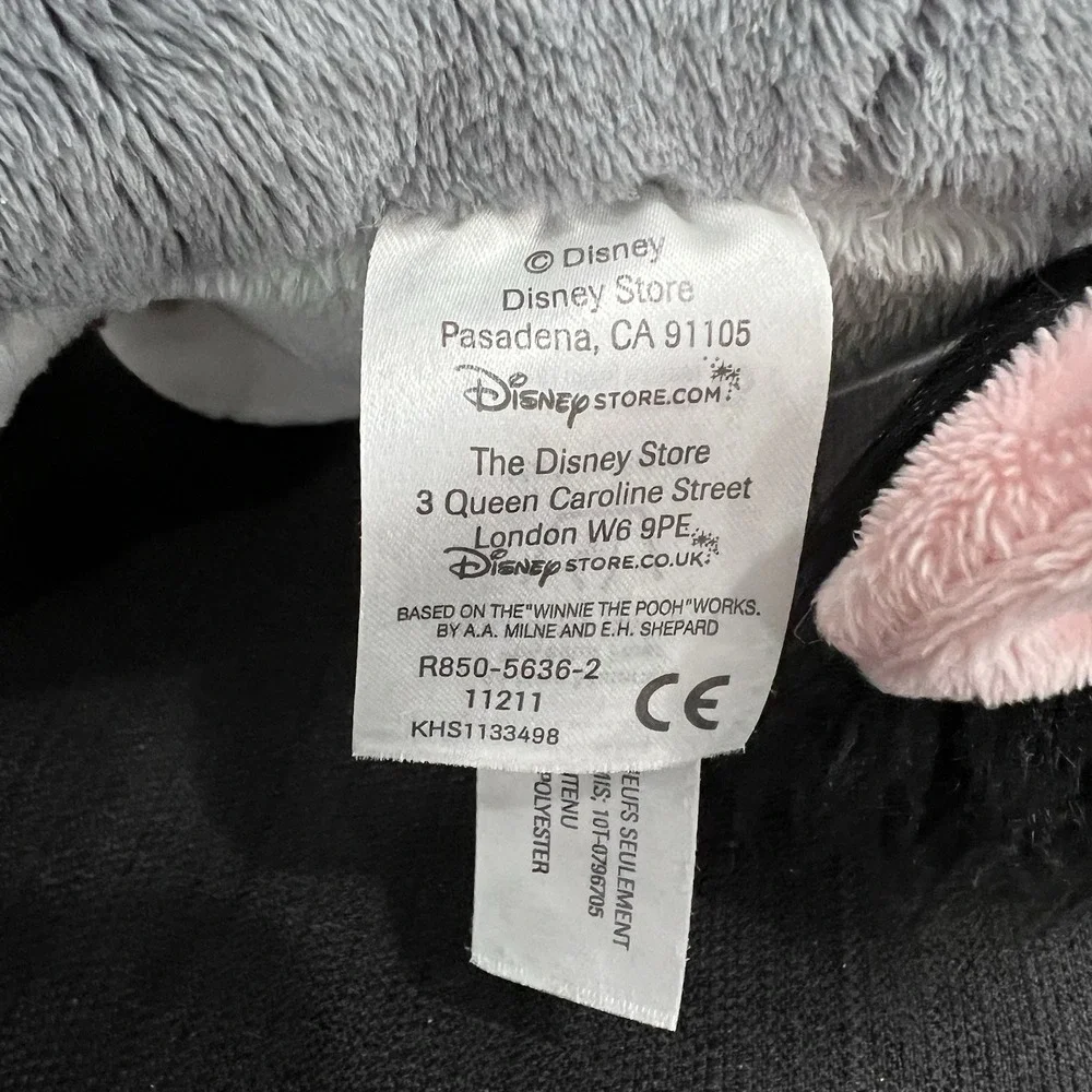 Disney Store Winnie the Pooh Plush Lot Eeyore Puffer Vest Pink Tigger 3pc Set‎